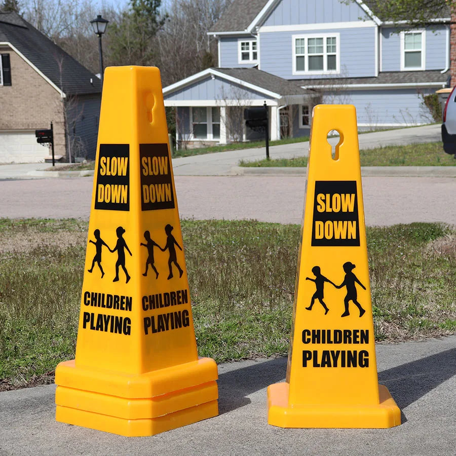 Slow Down / Children at Play Cones