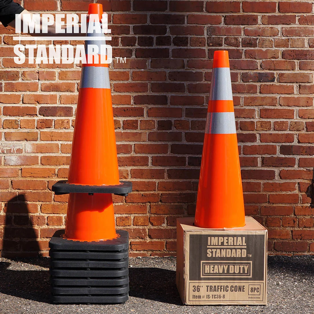 36" Orange Safety Cones